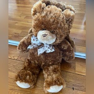Brown Teddy Bear with Bow